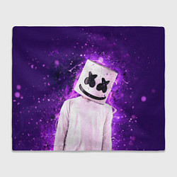 Плед флисовый Marshmello, цвет: 3D-велсофт