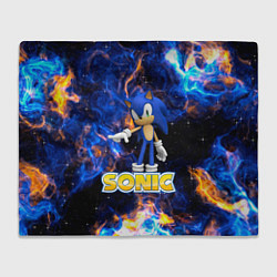 Плед флисовый СОНИК, цвет: 3D-велсофт