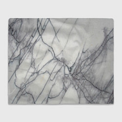 Плед флисовый Мрамор, цвет: 3D-велсофт