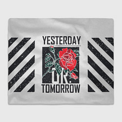Плед флисовый Off-White: Yesterday, цвет: 3D-велсофт