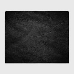 Плед флисовый BLACK GRUNGE, цвет: 3D-велсофт