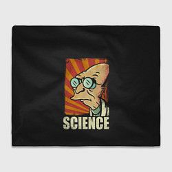 Плед флисовый Futurama Science, цвет: 3D-велсофт