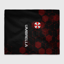 Плед флисовый UMBRELLA CORP, цвет: 3D-велсофт