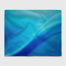 Плед флисовый Волна, цвет: 3D-велсофт