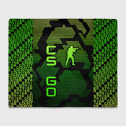 Плед флисовый CS GO Oko, цвет: 3D-велсофт