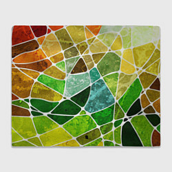 Плед флисовый Мозаика, цвет: 3D-велсофт