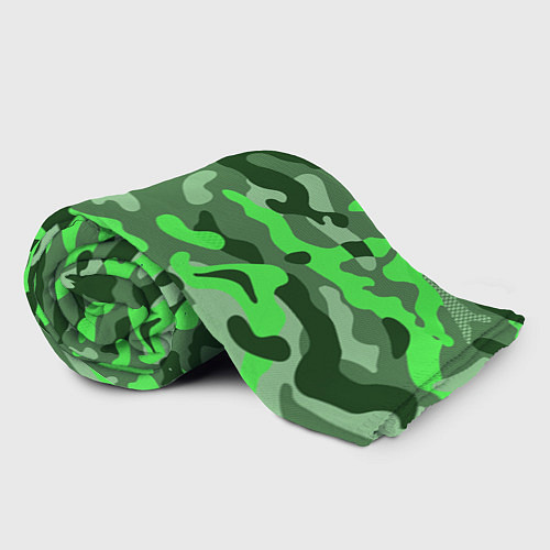 Плед CAMOUFLAGE GREEN / 3D-Велсофт – фото 2