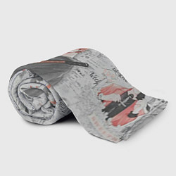 Плед флисовый Сато и Рицу, цвет: 3D-велсофт — фото 2