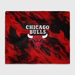 Плед флисовый CHICAGO BULLS, цвет: 3D-велсофт