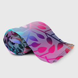 Плед флисовый Листья, цвет: 3D-велсофт — фото 2