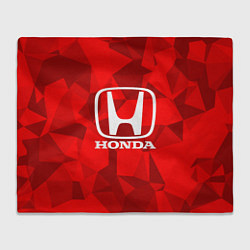 Плед флисовый HONDA, цвет: 3D-велсофт