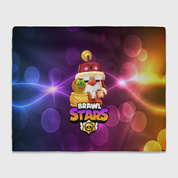 Плед флисовый BRAWL STARS GALE, цвет: 3D-велсофт