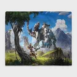 Плед флисовый HORIZON ZERO DAWN, цвет: 3D-велсофт