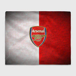 Плед флисовый FC Arsenal 3D, цвет: 3D-велсофт