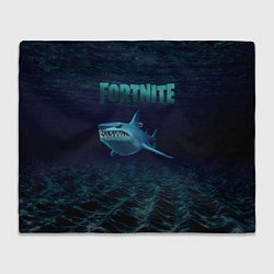 Плед флисовый Loot Shark Fortnite, цвет: 3D-велсофт