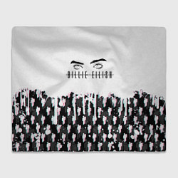 Плед флисовый BILLIE EILISH GLITCH, цвет: 3D-велсофт