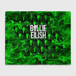 Плед флисовый BILLIE EILISH, цвет: 3D-велсофт