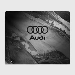 Плед флисовый AUDI АУДИ, цвет: 3D-велсофт