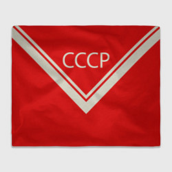 Плед флисовый СССР хоккейная форма, цвет: 3D-велсофт