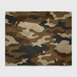 Плед флисовый Camouflage, цвет: 3D-велсофт