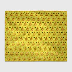 Плед флисовый Pikachu БОМБИНГ, цвет: 3D-велсофт