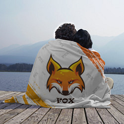 Плед флисовый FOX, цвет: 3D-велсофт — фото 2