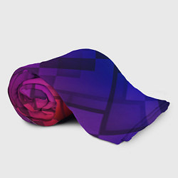 Плед флисовый Ромбы в градиенте, цвет: 3D-велсофт — фото 2