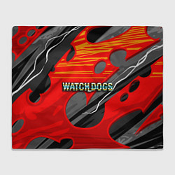 Плед флисовый Watch Dogs Recing, цвет: 3D-велсофт