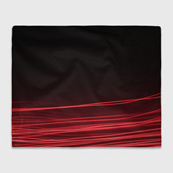 Плед флисовый Красное и Черное, цвет: 3D-велсофт