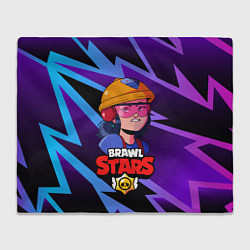 Плед флисовый Джеки Brawl Stars Jacky, цвет: 3D-велсофт