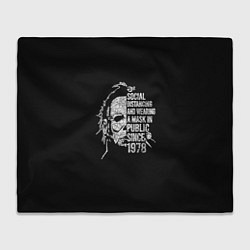 Плед флисовый Michael Myers, цвет: 3D-велсофт