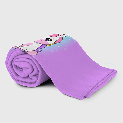 Плед Единорог / 3D-Велсофт – фото 2