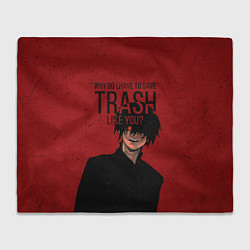 Плед флисовый Trash, цвет: 3D-велсофт