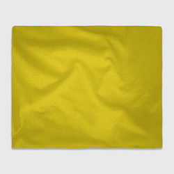 Плед флисовый Жёлтый, цвет: 3D-велсофт