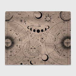 Плед флисовый Звездное небо, цвет: 3D-велсофт