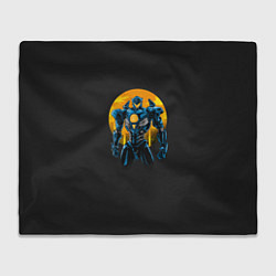 Плед флисовый Titan Avenger, цвет: 3D-велсофт