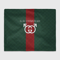 Плед флисовый GACHI GUCCI, цвет: 3D-велсофт