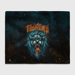 Плед флисовый Miss May I, цвет: 3D-велсофт