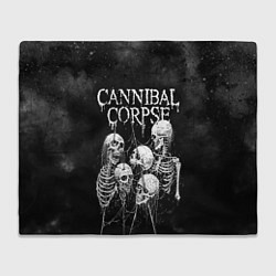 Плед флисовый Cannibal Corpse, цвет: 3D-велсофт