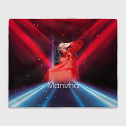 Плед флисовый Манижа Manizha, цвет: 3D-велсофт