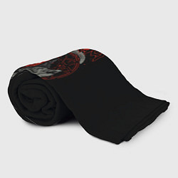 Плед флисовый Slipknot Черепа, цвет: 3D-велсофт — фото 2