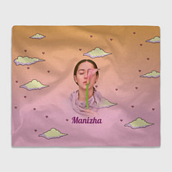 Плед флисовый Манижа Manizha, цвет: 3D-велсофт