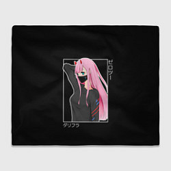 Плед флисовый Zero Two, цвет: 3D-велсофт