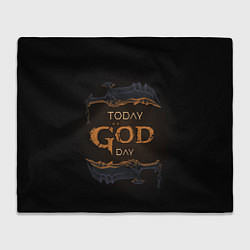 Плед флисовый God day GOW, цвет: 3D-велсофт