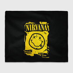 Плед флисовый Nirvana 1987, цвет: 3D-велсофт