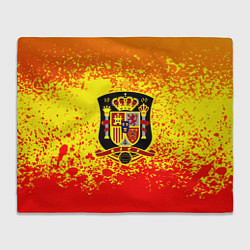 Плед флисовый Сборная Испании, цвет: 3D-велсофт