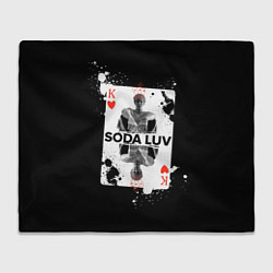 Плед флисовый Репер - SODA LUV, цвет: 3D-велсофт