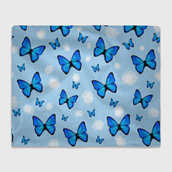 Плед флисовый Бабочки Моргенштерна, цвет: 3D-велсофт
