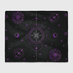 Плед флисовый Астрология, цвет: 3D-велсофт