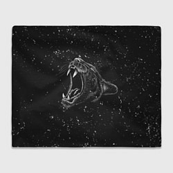Плед флисовый Пантера в ночи, цвет: 3D-велсофт